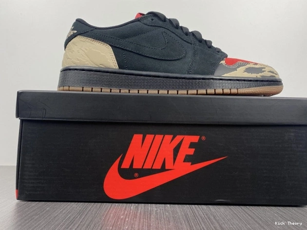 Kicktheory SoleFly x Air Jordan DN3400-001 1 Low Carnivore 0815